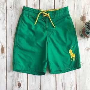 Polo Ralph Lauren Green Swim Trunks